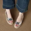 Giày sandal đế dày đế dày đế cao quai bạc, giày La Mã hở mũi dành cho nữ