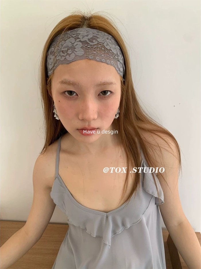 Have u desgin Retro Thời Trang Hot Girl Ren Thêu Phong Cách Mỹ Tóc Abby Phong Cách Phụ Kiện Tóc Tất Cả Trận Đấu Mặc Thể Thao Mùa Hè Phong Cách Phương Tây