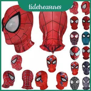 Người nhện Miles Morales Mặt nạ đàn hồi Trang phục che đầu cho người lớn Người đam mê Cosplay