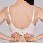 Áo Ngực Liên Mạch Ren Gợi Cảm Cổ Chữ V, Hỗ Trợ Bust Bé Phía Trước, Mềm Mại Không Dây