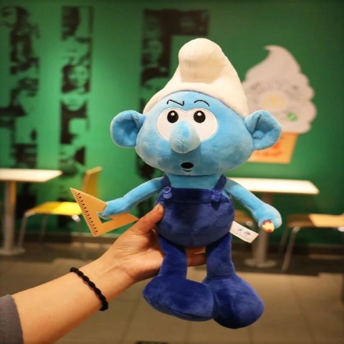 Búp Bê Xì Trum Búp Bê Sang Trọng Đồ Chơi Smurfy Xanh Bố Xanh Em Gái Xanh Ngốc Hoạt Hình Anime Trẻ Em Quà Tặng Búp Bê