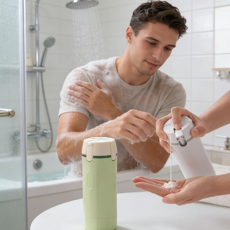 [Giảm giá hấp dẫn] Chai kích thước du lịch di động 4IN1 Bình đựng đồ vệ sinh dạng lỏng cho du lịch ngoài trời / công sở / gia đình