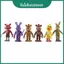 Fnaf đáng yêu 6 mảnh Năm đêm tại Freddys Các bức tượng nhỏ để làm bánh và đồ trang trí