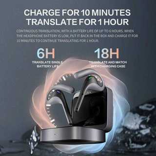 Tai phiên AI Timekettle W4 Pro, dịch thuật đồng thời hai chiều, tai nghe cho du lịch và họp