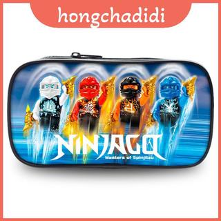 Hộp Bút Chì Ninjago Hình Nhân Vật Hoạt Hình Cho Bé, Chất Liệu Nylon Nhẹ và Bền
