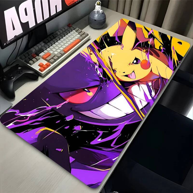 Miếng Lót Chuột P-pokine Máy Tính Laptop Bàn Thảm Anime Bàn Phím Chuột Thảm Lớn Mousepad Pc Phụ Kiện Gengar Game Thủ Miếng Lót Chuột