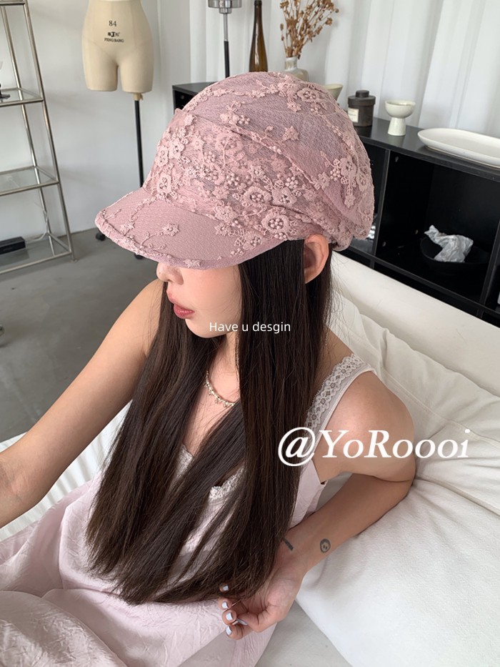 Mũ Nón Phong Cách Pháp Retro, Thoáng Khí và Mỏng Nhẹ, Che Nắng Perfect cho Mọi Cuộc Vui
