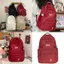 Ba lô dạo phố hợp thời trang dành cho nữ sinh trung học với túi khâu gia cố và dây kéo bên trong