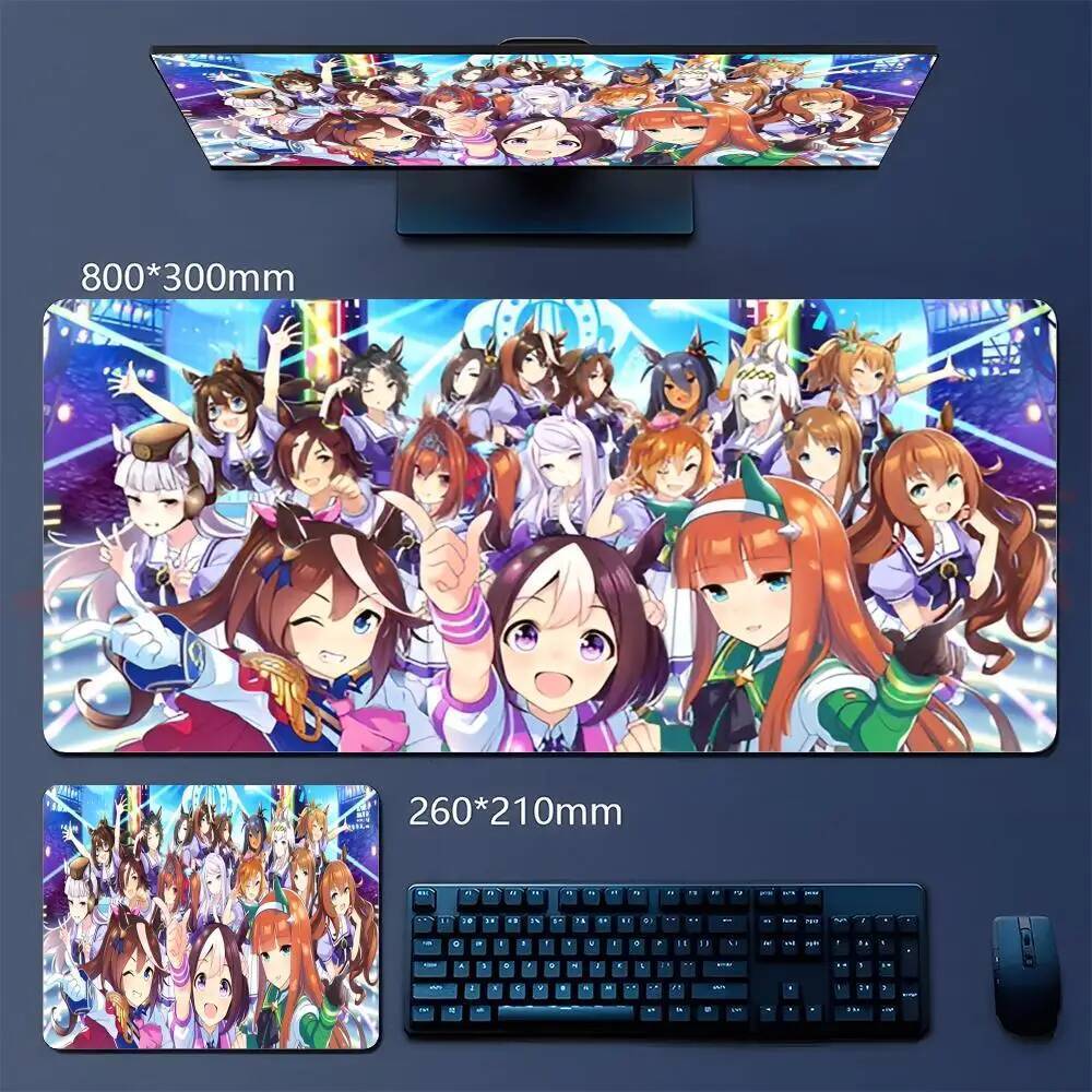 U-Uma Musume Pretty Derby Miếng Lót Chuột Chơi Game Chuyên Nghiệp Miếng Lót Chuột Chống Thấm Nước Chống Trượt Bàn Phím Thảm Kích Thước Lớn Để Bàn Pad