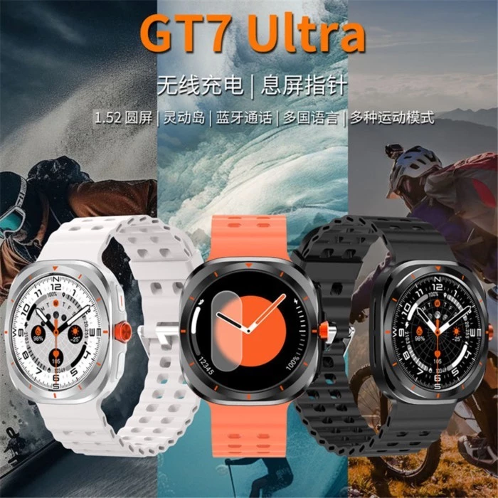 HẤP DẪN!! Đồng hồ thông minh GT7ultra Đảo thông minh Đo nhịp tim Huyết áp Cuộc gọi Bluetooth Đồng hồ thể thao Màn hình tròn – 4