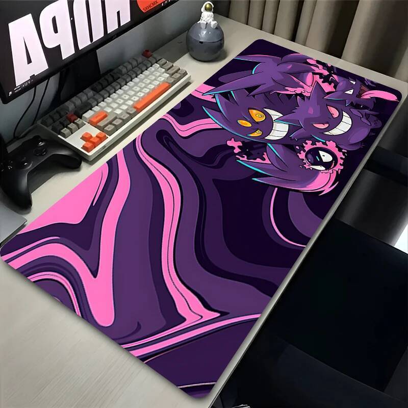 Miếng Lót Chuột P-pokine Máy Tính Laptop Bàn Thảm Anime Bàn Phím Chuột Thảm Lớn Mousepad Pc Phụ Kiện Gengar Game Thủ Miếng Lót Chuột