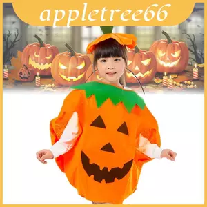 Trang phục Halloween hình quả bí ngô siêu dễ thương cho trẻ em và người lớn