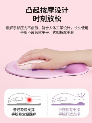 Đồng Thương Hiệu Miếng Lót Chuột Bảo Vệ Cổ Tay Máy Tính Để Bàn Cô Gái Công Sở Bẩn Chống Trơn Trượt