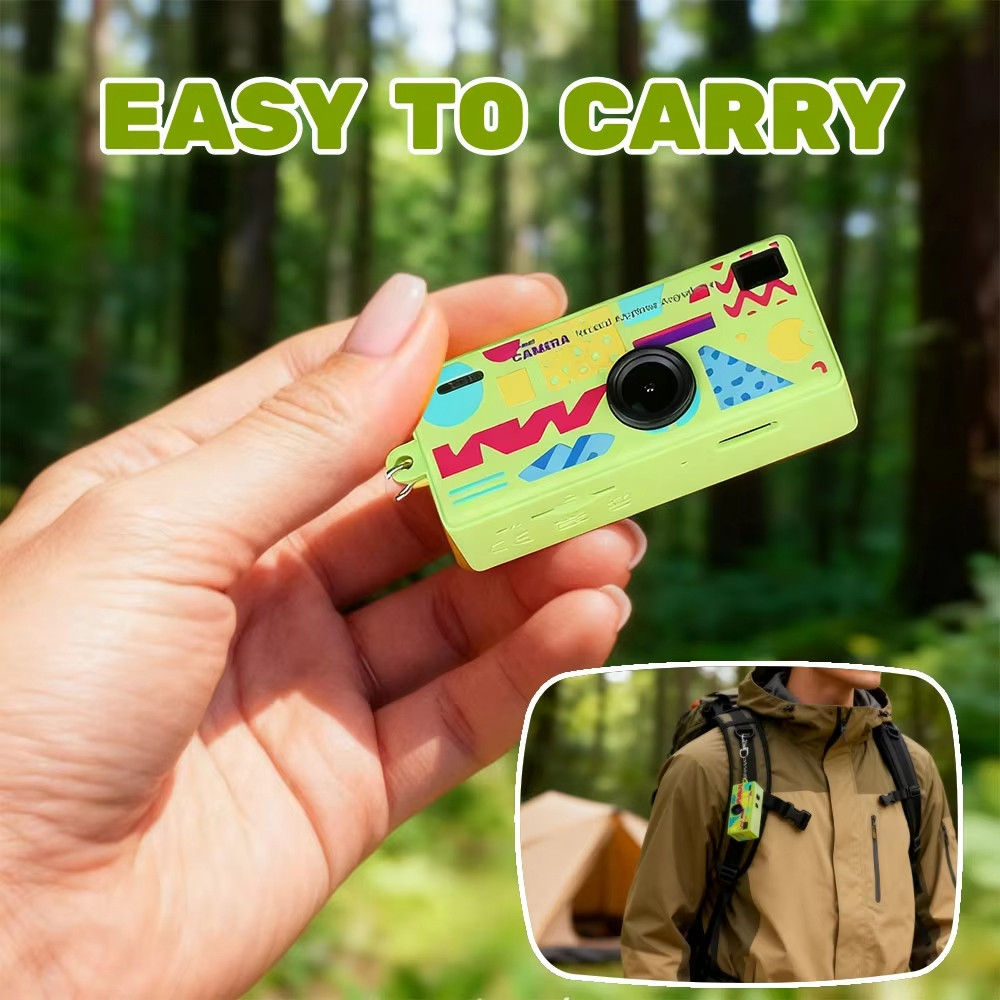 Mini Camera Ngón Tay Cái 1080P HD - Móc Khóa Dễ Thương dành cho Học Sinh