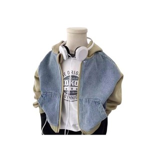 Áo jacket denim trẻ em Hàn Quốc thư giãn dễ phối