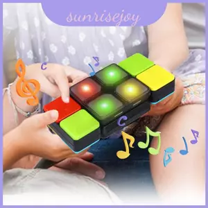 Đồ chơi khối âm nhạc phát sáng bằng điện cho trẻ em Trò chơi tương tác giảm căng thẳng vui nhộn