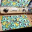 HD Bàn Phím Chơi Game Thảm Laptop Nhật Bản Mát Anime Miếng Lót Chuột XXL P-pokine Để Bàn Thảm PC Squirtles Game Thủ Tủ Mở Rộng Mousepad Thảm