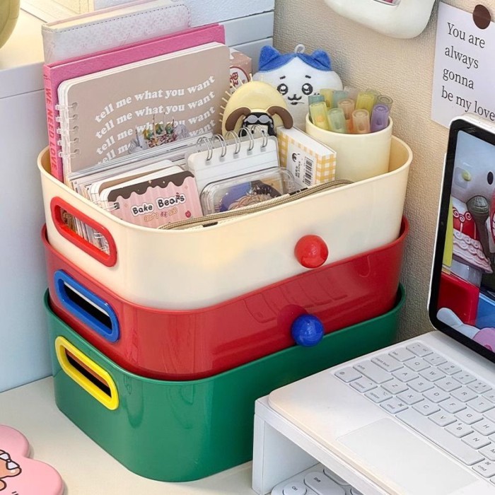Hộp Bảo Quản Dễ Thương Hộp Bảo Quản Văn Phòng Phẩm Chống Thấm Nước Hộp Bảo Quản Đồ Ăn Nhẹ Mỹ Phẩm