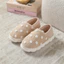 Dép đi trong nhà mùa đông bằng vải Cotton có đệm chân và thiết kế in hình gấu để sử dụng trong nhà