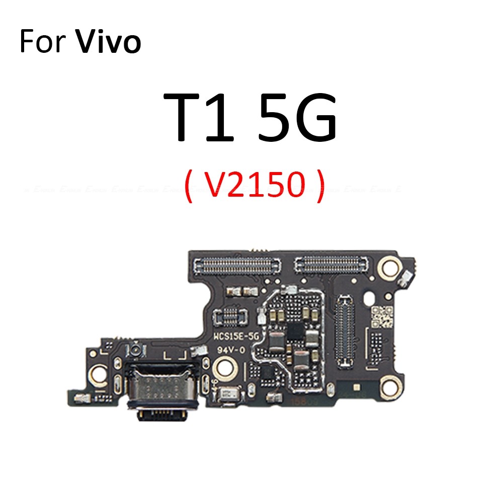 Đế sạc Cổng sạc USB Bảng cắm có micrô Cáp mềm cho Vivo T1 44W Pro T2 T2x T3 Lite Ultra T3x T4x Thay thế các bộ phận