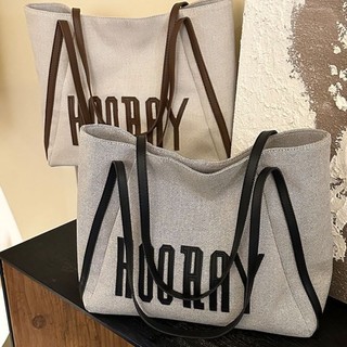 Túi tote vải canvas nữ dung tích lớn túi xách nữ cao cấp một vai thời trang mới sinh viên đại học đ