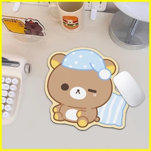 Miếng Lót Chuột Hình Đặc Biệt Rilakkuma Rilakkuma Brother Sister Mouse Pad Hình Đặc Biệt Kích Thước Nhỏ Bé Gái Dày Bàn Làm Việc Sổ Tay Học Sinh Chống Bụi Bẩn Chống Trơn Trượt