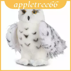 Whimsical Wizard Snowy Owl Đồ chơi sang trọng Huggable Thú nhồi bông Lý tưởng cho Giáng sinh