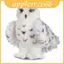 Whimsical Wizard Snowy Owl Đồ chơi sang trọng Huggable Thú nhồi bông Lý tưởng cho Giáng sinh