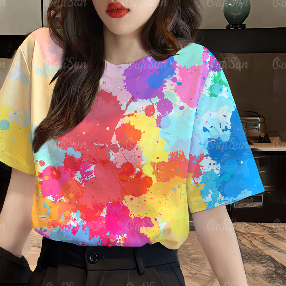 Áo thun in họa tiết dành cho ngày Songkran, thiết kế mới, thoải mái và thoáng khí.