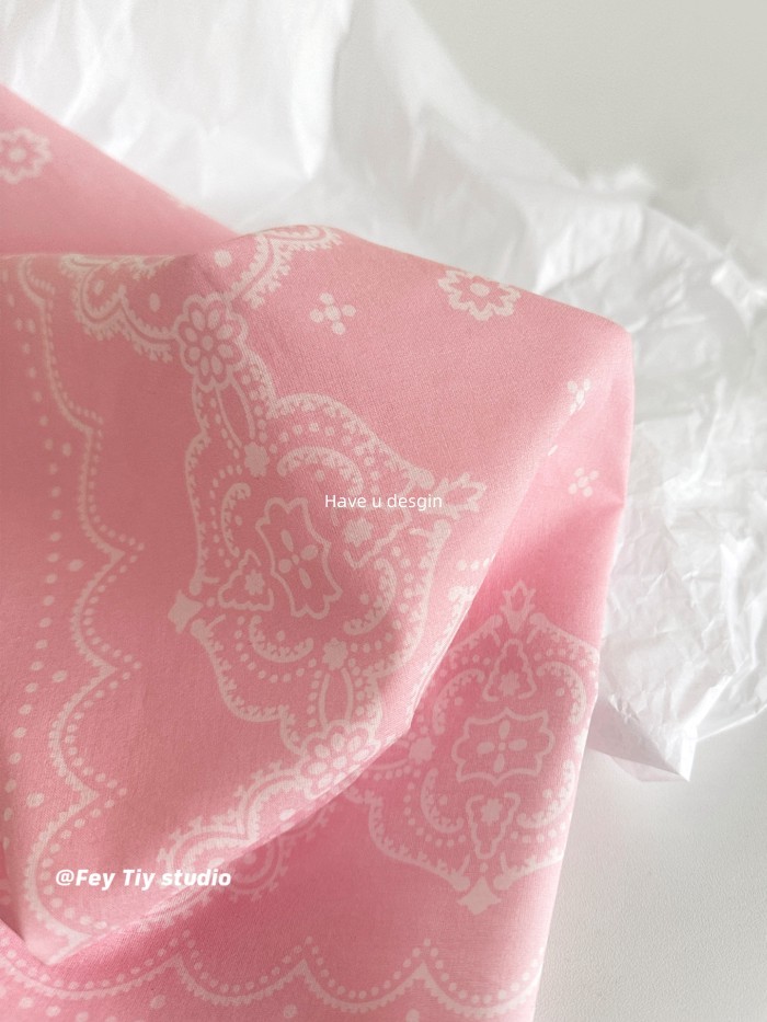 Khăn lụa hạt điều nhỏ vuông bằng cotton, phù hợp mùa xuân và hè, phong cách Nhật Bản