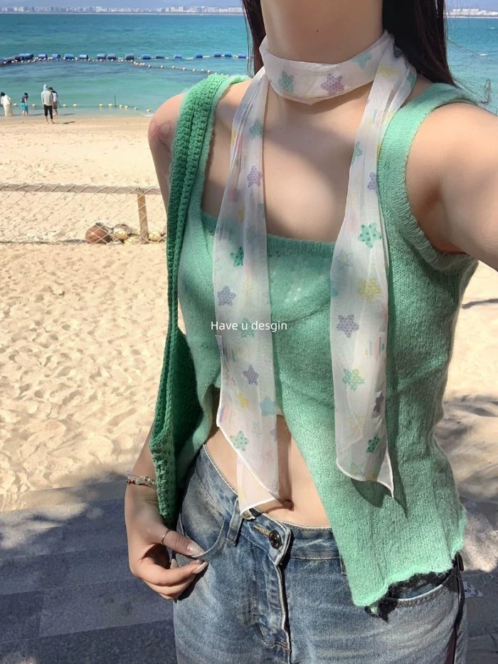Khăn Lụa Nhiều Màu Sắc Cho Nữ, Phong Cách Ngọt Ngào, Perfect Spring Summer Accessory