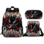 Bộ ba lô giáo dục Venom Kids Hộp cơm trưa và hộp đựng bút chì cho học sinh