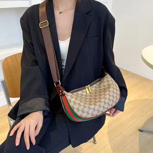 Túi đeo vai nữ thời trang mới Túi đeo chéo lưới phù hợp thông thường Túi vải Nylon chống thấm nước dung tích lớn