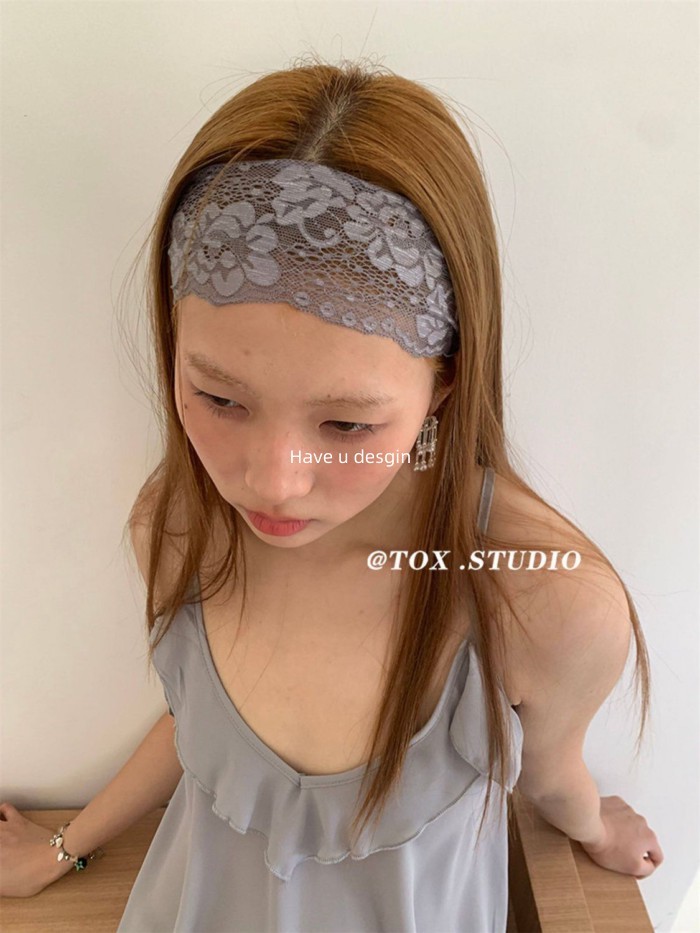 Have u desgin Retro Thời Trang Hot Girl Ren Thêu Phong Cách Mỹ Tóc Abby Phong Cách Phụ Kiện Tóc Tất Cả Trận Đấu Mặc Thể Thao Mùa Hè Phong Cách Phương Tây