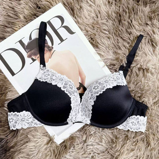 Áo Ngực Push Up Mỏng Không Dây Họa Tiết Báo, Phù Hợp Cho Nữ Có Vòng Một Nhỏ