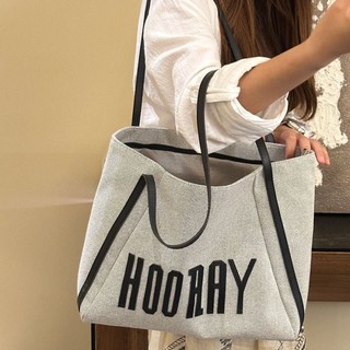 Túi tote vải canvas nữ dung tích lớn túi xách nữ cao cấp một vai thời trang mới sinh viên đại học đ