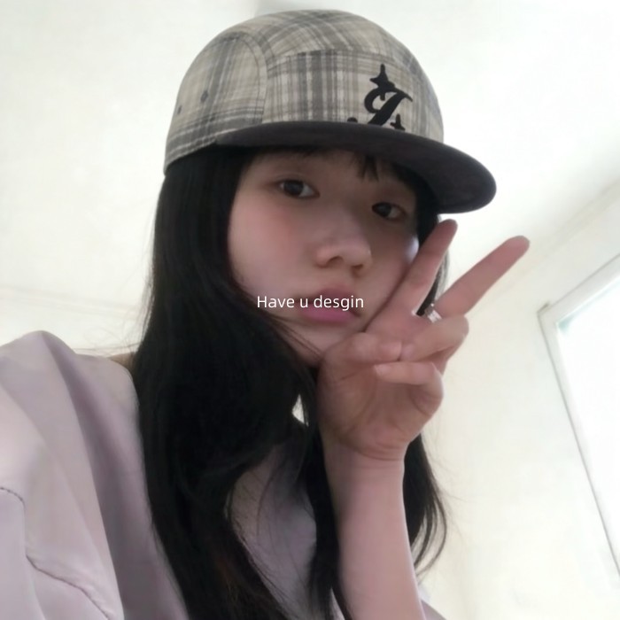 Mũ Bóng Chày Mỏng Mềm Phong Cách Năm Mảnh Ba Chiều Thêu, Màu Sắc Phù Hợp