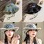 Mũ Denim Fisher có tấm che nắng vành rộng để mặc ngoài trời và chống nắng hàng ngày