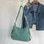 Túi đeo vai nữ phù hợp thời trang mới Túi xách đơn giản Túi vải Nylon chống thấm nước