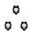 Giyii Chiikawa Halloween Mèo Đen Sang Trọng Móc Khóa Dành Cho Tuổi Teen Và Người Sưu Tập Sử Dụng