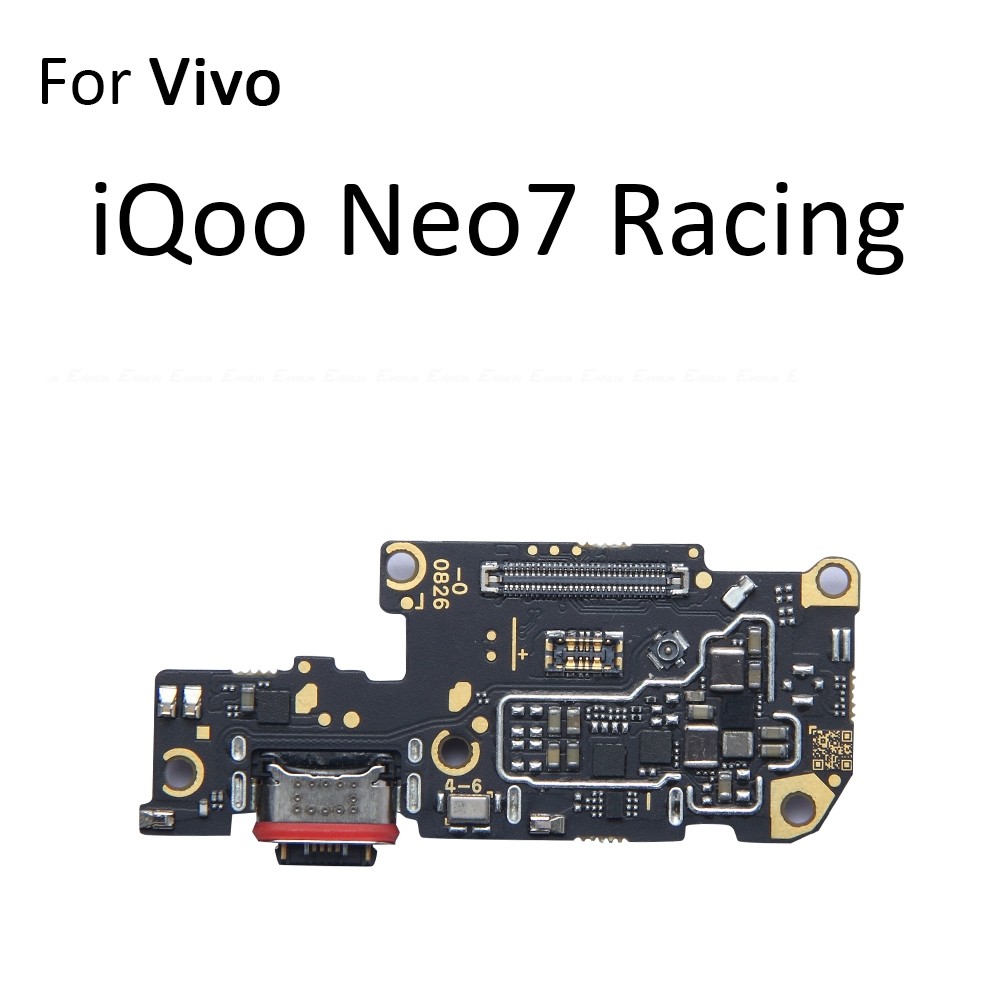 Đế Sạc Cổng Sạc USB Cắm Ban Cáp Mềm Cho Vivo iQoo Neo6 SE Neo7 Racing Neo8 Neo9 Neo9S Neo10 Pro Plus Thay Thế Các Bộ Phận