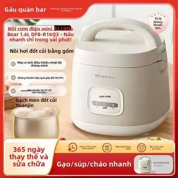 【4582Bộ Sưu Tập Người】Nồi Cơm Điện Gấu Nồi Sứ Nấu Nhanh Nồi Nấu Cơm Ký Túc Xá Gia Đình Nhỏ Chính Hãng Nồi Cơm Điện Mini