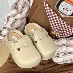 Giày hàng ngày cha mẹ con cái mới Thiết kế đế mềm chống trượt Bộ dép xỏ ngón cho trẻ