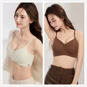 Áo Ngực Đơn Giản Liền Mạch Không Dây, Push-Up Chống Rỉ Sữa Thoải Mái