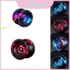 Yo-yo 65 gram đặc biệt với vòng tròn tái chế silicon trắng / đỏ