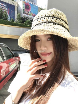 Mũ nữ thoáng khí phong cách Hàn Quốc, phù hợp cho mùa xuân-hè và bảo vệ chống nắng khi đi biển