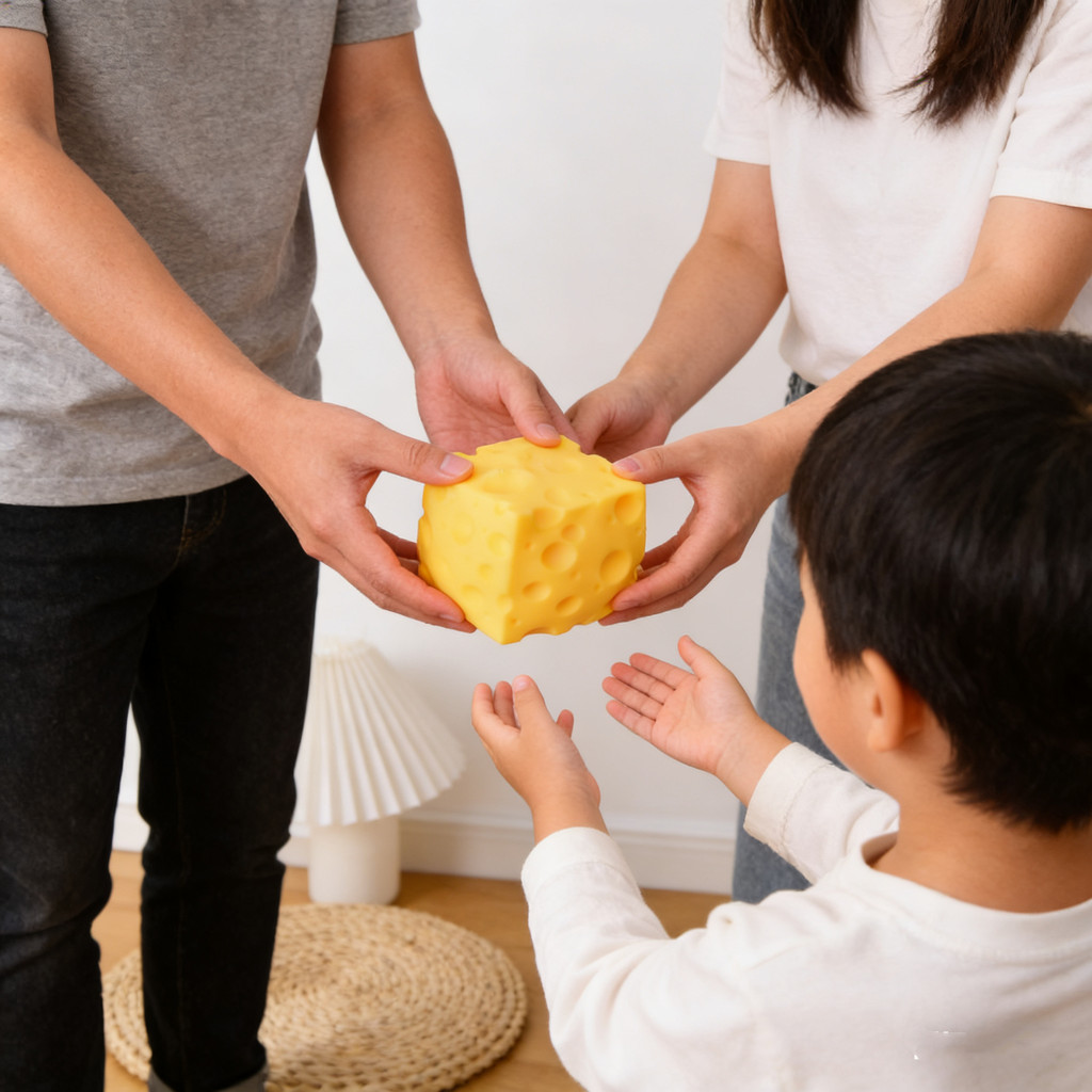 3 Đồ chơi bóp phô mai vuông thực tế Giảm căng thẳng Đồ chơi thần tài cảm giác Đồ chơi giải nén chống lo âu cho văn phòng & trường học Quà tặng Squishy cho trẻ em