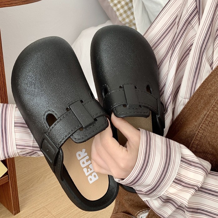 Giày hàng ngày cha mẹ con cái mới Thiết kế đế mềm chống trượt Bộ dép xỏ ngón cho trẻ