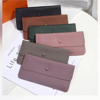 Monicoo Ví Họa Tiết Cao Cấp Nữ Thiết Kế Niche Dài Cảm Thấy Đơn Giản ins Phong Cách Ví Mỏng Ví Di Động