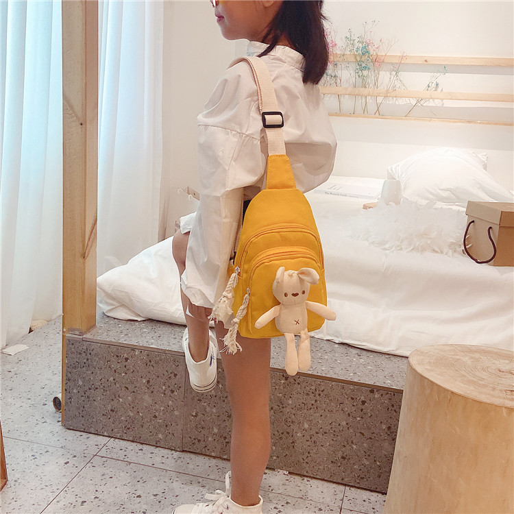 Túi nhỏ cho trẻ em Túi vải hoạt hình Túi đeo vai bé trai bé gái